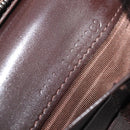 FENDI Zucca Canvas Long Wallet Black Brown Auth 181538-12