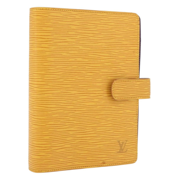 LOUIS VUITTON Epi Agenda MM Dagplanner Omslag Geel R20049 LV Auth 181546