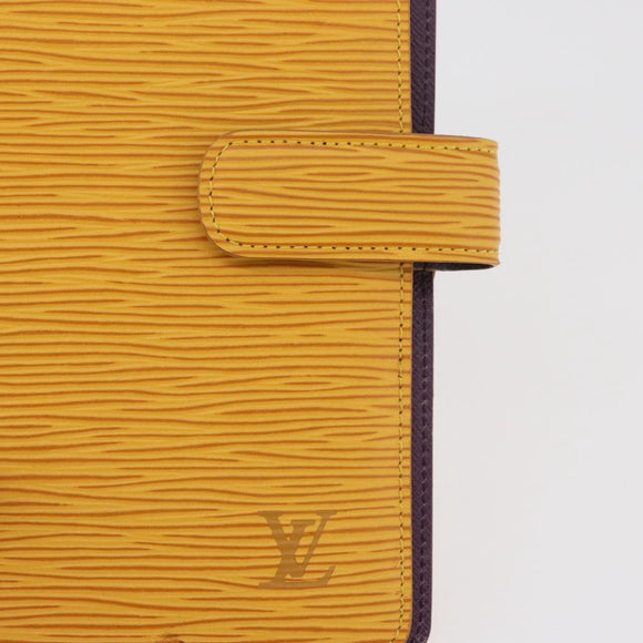 LOUIS VUITTON Epi Agenda MM Dagplanner Omslag Geel R20049 LV Auth 181546