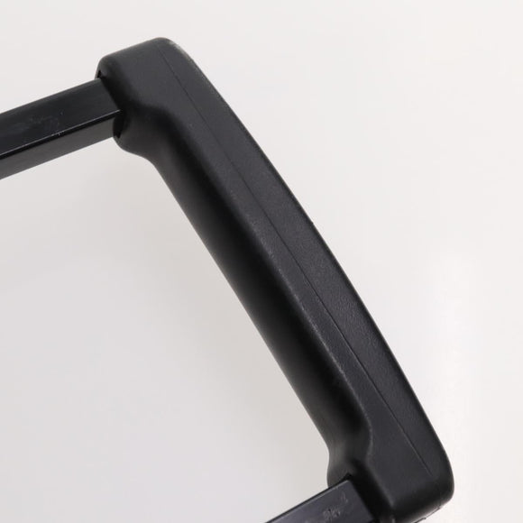 PRADA Koffer Nylon Zwart Zilver Auth 181553A