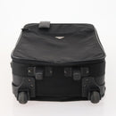 PRADA Koffer Nylon Zwart Zilver Auth 181553A-13