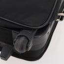 PRADA Koffer Nylon Zwart Zilver Auth 181553A-16
