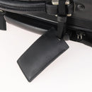 PRADA Koffer Nylon Zwart Zilver Auth 181553A-19