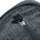 PRADA Koffer Nylon Zwart Zilver Auth 181553A-23