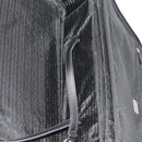 PRADA Koffer Nylon Zwart Zilver Auth 181553A-26