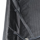 PRADA Koffer Nylon Zwart Zilver Auth 181553A-27