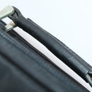 PRADA Koffer Nylon Zwart Zilver Auth 181553A-7