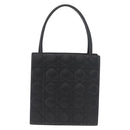 Christian Dior Lady Dior Hand Bag Lamb Skin Black Gold Auth 181559SAM-2