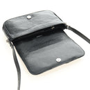 BALENCIAGA Le Cagole Shoulder Bag Leather Black Silver 781911 Auth 181560SAM-21