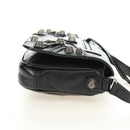 BALENCIAGA Le Cagole Shoulder Bag Leather Black Silver 781911 Auth 181560SAM-4