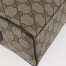 GUCCI GG Supreme Web Sherry Line Tasche PVC Beige Gold 378 002 3839 Auth 181562-10