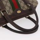 GUCCI GG Supreme Web Sherry Line Tasche PVC Beige Gold 378 002 3839 Auth 181562-7