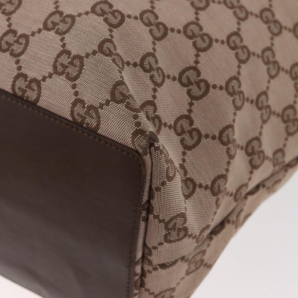 GUCCI GG Canvas Tote Bag Pink Gold 002 1098 Auth 181565
