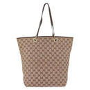 GUCCI GG Canvas Tote Bag Pink Gold 002 1098 Auth 181565-2