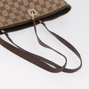 GUCCI GG Canvas Tote Bag Pink Gold 002 1098 Auth 181565-7