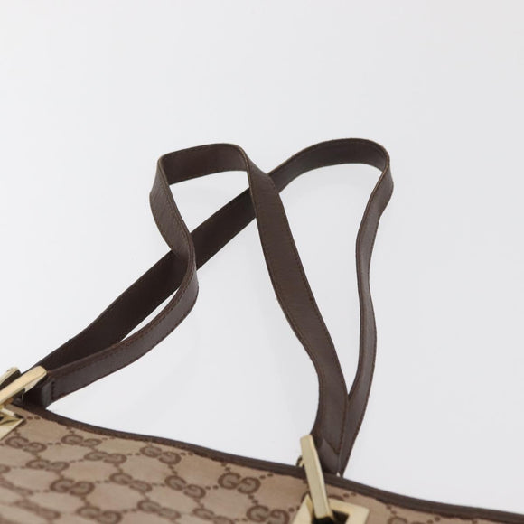 GUCCI GG Canvas Tote Bag Pink Gold 002 1098 Auth 181565