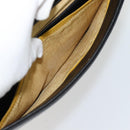 Christian Dior Shoulder Bag Leather Black Gold Auth 181566-12