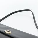 Christian Dior Shoulder Bag Leather Black Gold Auth 181566-8