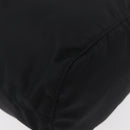 PRADA Kordelzugbeutel Nylon Schwarz Silber Auth 181567-8