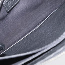 FENDI Clutch Bag Leather Black Silver Auth 181568A-11
