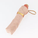 CELINE C Macadam Canvas Opvouwbare Paraplu Nylon Oranje Auth 181570A-13