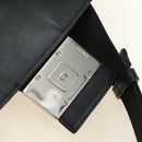 FENDI Zucca Canvas Mamma Baguette Shoulder Bag 2way Black Brown Auth 181574SAM-9