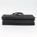 GUCCI GG Canvas Hand Bag Black Silver Auth 181578-6