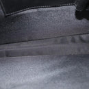 GUCCI GG Canvas Hand Bag Black Silver Auth 181578-11