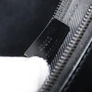 GUCCI GG Canvas Hand Bag Black Silver Auth 181578-12