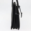 GUCCI GG Canvas Hand Bag Black Silver Auth 181578-5