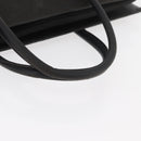 GUCCI GG Canvas Hand Bag Black Silver Auth 181578-8