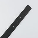 Salvatore Ferragamo Gancini Reversible Belt Leather 37.8"" Black Auth 181581A-8