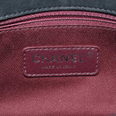 CHANEL Cosmos Line Chain Shoulder Bag Lamb Skin Black Silver CC Auth 181582SM-24