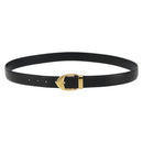 LOUIS VUITTON Epi Ceinture Belt 44.1"" Black LV Auth 181584A-1