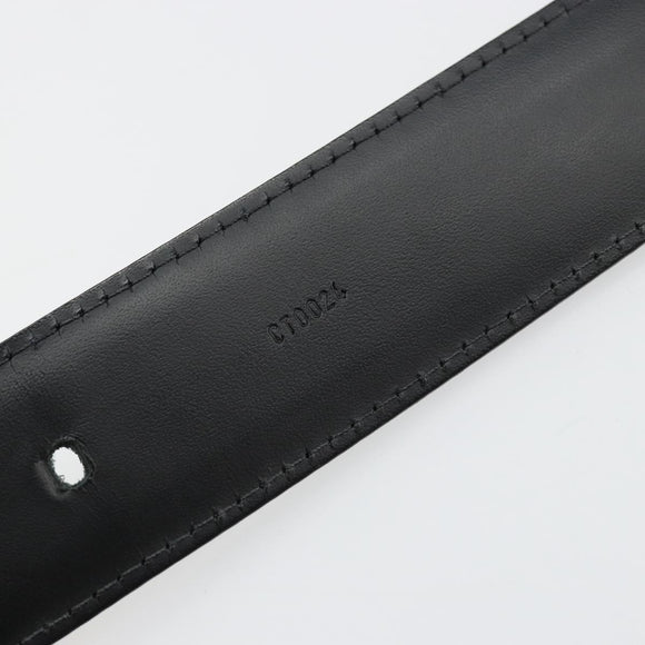 LOUIS VUITTON Epi Ceinture Belt 44.1"" Black LV Auth 181584A