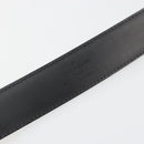 LOUIS VUITTON Epi Ceinture Belt 44.1"" Black LV Auth 181584A-11