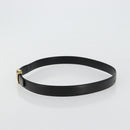 LOUIS VUITTON Epi Ceinture Belt 44.1"" Black LV Auth 181584A-3