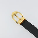LOUIS VUITTON Epi Ceinture Belt 44.1"" Black LV Auth 181584A-6