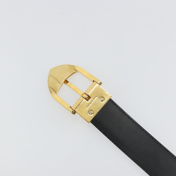 LOUIS VUITTON Epi Ceinture Belt 44.1"" Black LV Auth 181584A