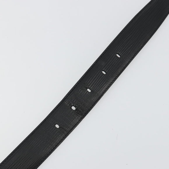 LOUIS VUITTON Epi Ceinture Belt 44.1"" Black LV Auth 181584A