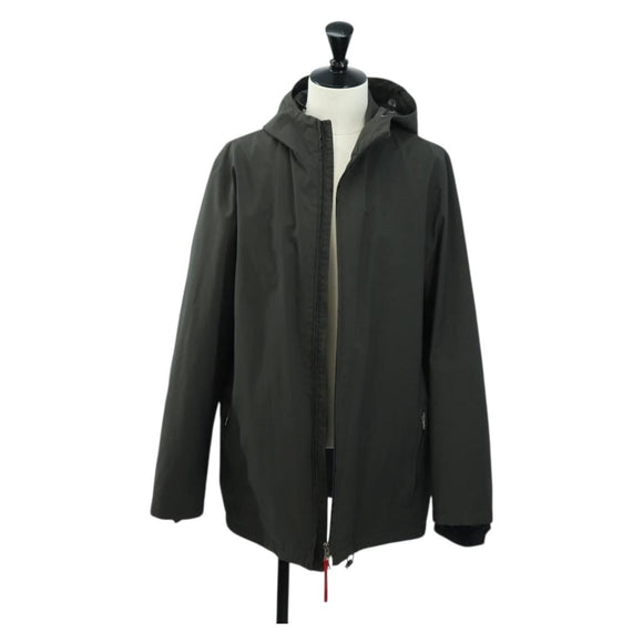 PRADA Gore-Tex Kapuzenjacke Polyester Khaki Auth 181586
