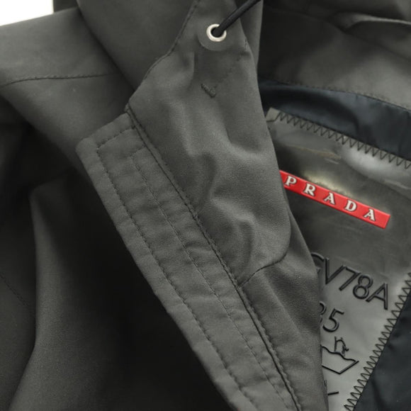 PRADA Gore-Tex Kapuzenjacke Polyester Khaki Auth 181586
