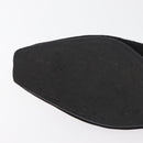 Salvatore Ferragamo Pumps Wildleder Schwarz Gold Auth 181587A-8
