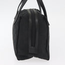 GUCCI GG Canvas Hand Bag Black 124542 Auth 181590-4
