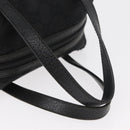GUCCI GG Canvas Hand Bag Black 124542 Auth 181590-8