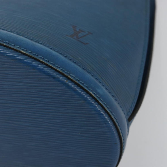 LOUIS VUITTON Epi Cluny Schultertasche Blau M52255 LV Auth 181611