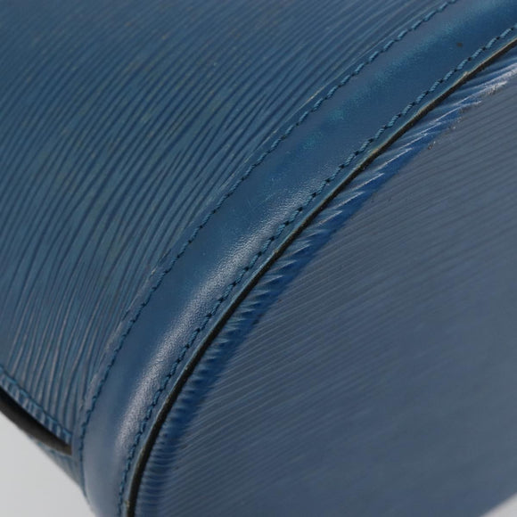 LOUIS VUITTON Epi Cluny Schultertasche Blau M52255 LV Auth 181611