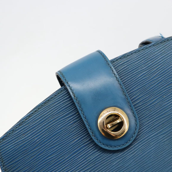 LOUIS VUITTON Epi Cluny Schultertasche Blau M52255 LV Auth 181611