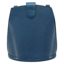 LOUIS VUITTON Epi Cluny Schultertasche Blau M52255 LV Auth 181611-2