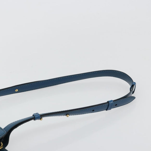 LOUIS VUITTON Epi Cluny Schultertasche Blau M52255 LV Auth 181611